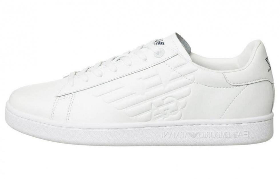 EMPORIO ARMANI Logo Embossed Classic Cc Sneakers