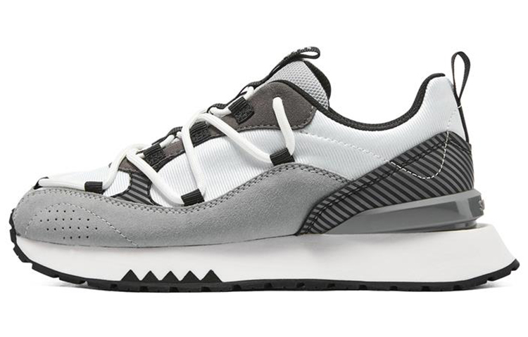 Skechers Heydayz 2.0 Cushioning Anti-Slip And Wear-Resistant Low-Top Casual Shoes Women's White Black Gray