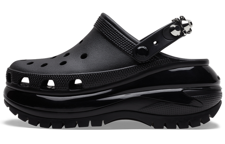 Crocs Mega Crush Rebel Rebel Clog Black Women's