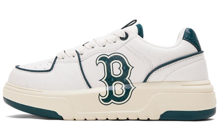 MLB Chunky Liner Low Top Skateboard Shoes Unisex Beige Green