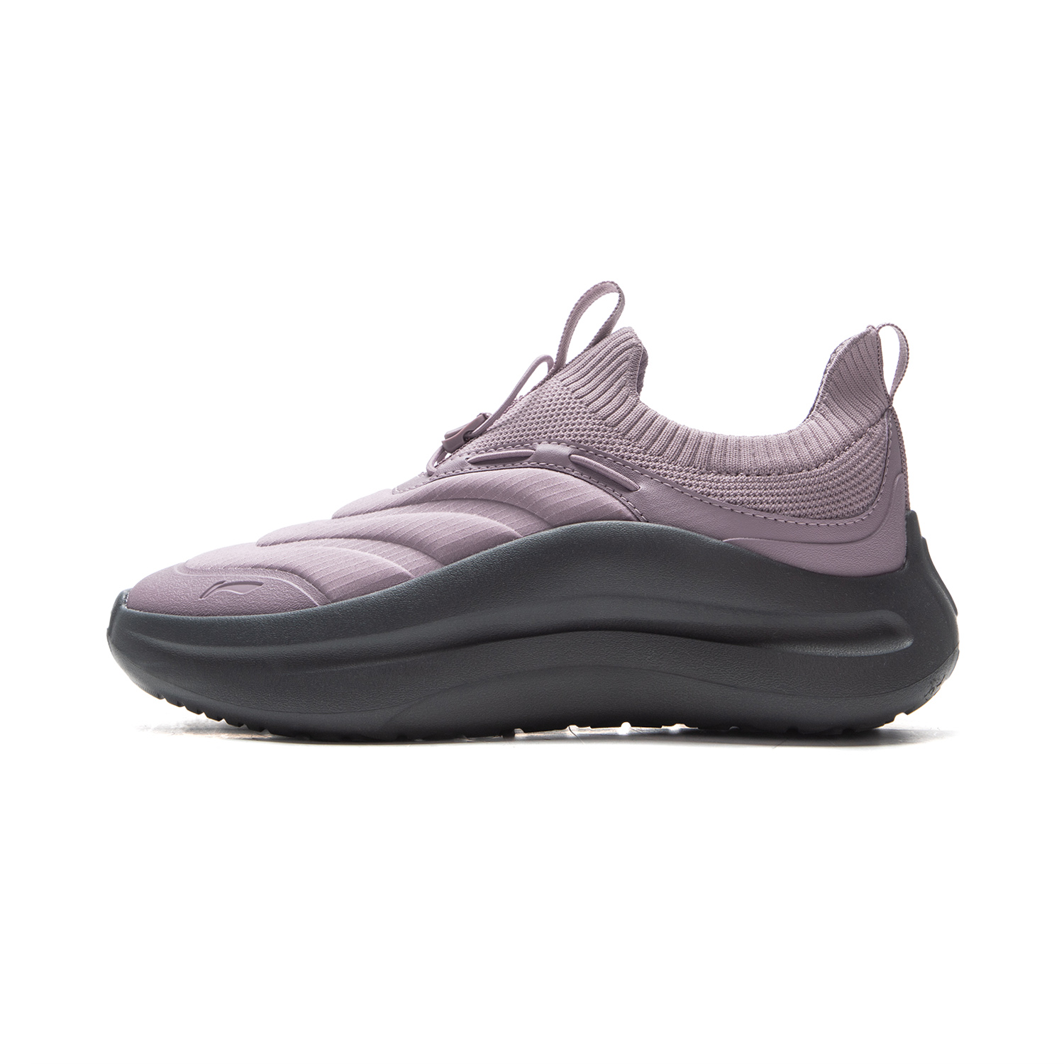 LiNing Cushioning, Slip Resistant, Abrasion Resistant, Lightweight, Rebound Low top Casual Shoes Women's Brocade Purple
