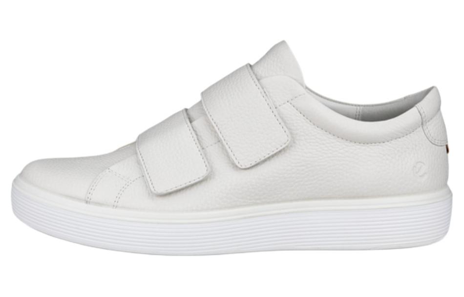 Ecco Low-Top Skateboard Shoes Men's White