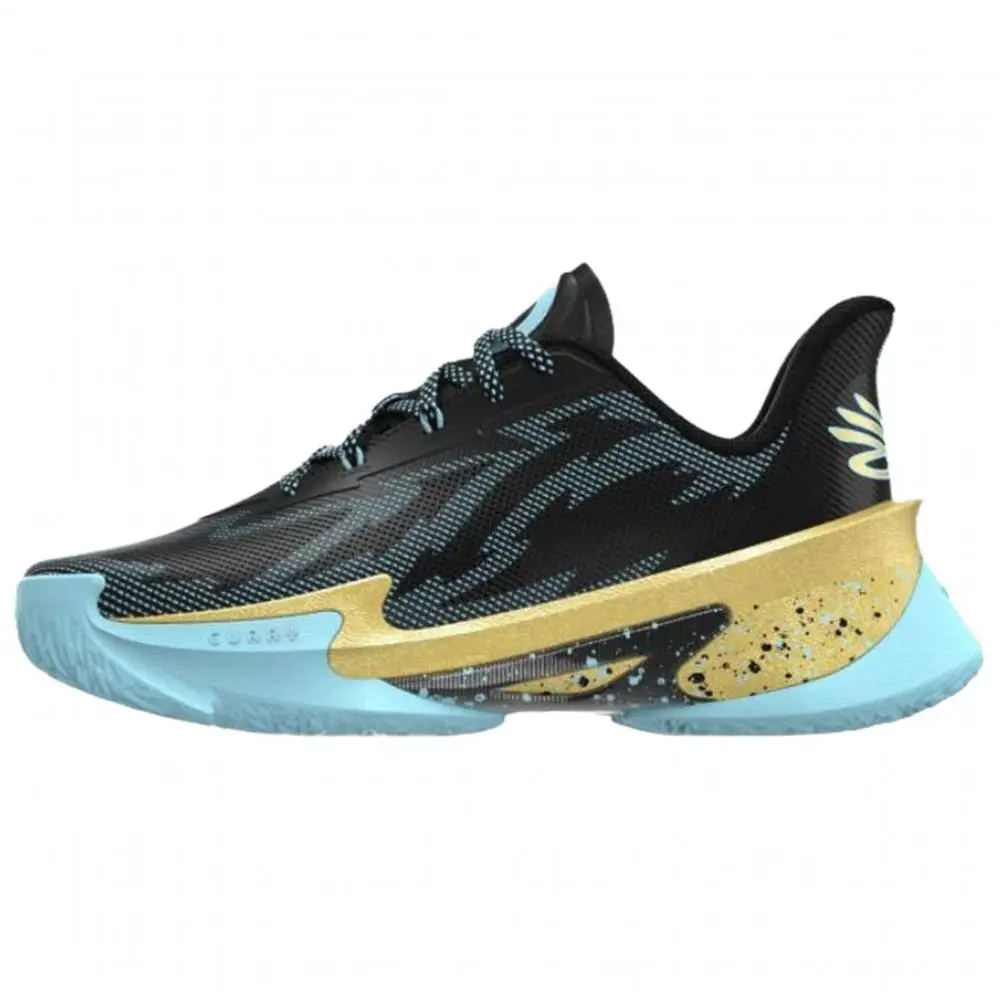 Under Armour Low top Basketball Shoes Men's Black Blue