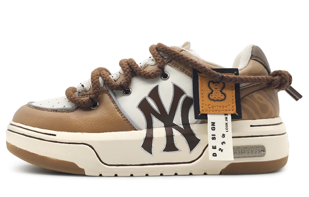 MLB Chunky Liner Low-Top Skateboard Shoes Unisex Brown