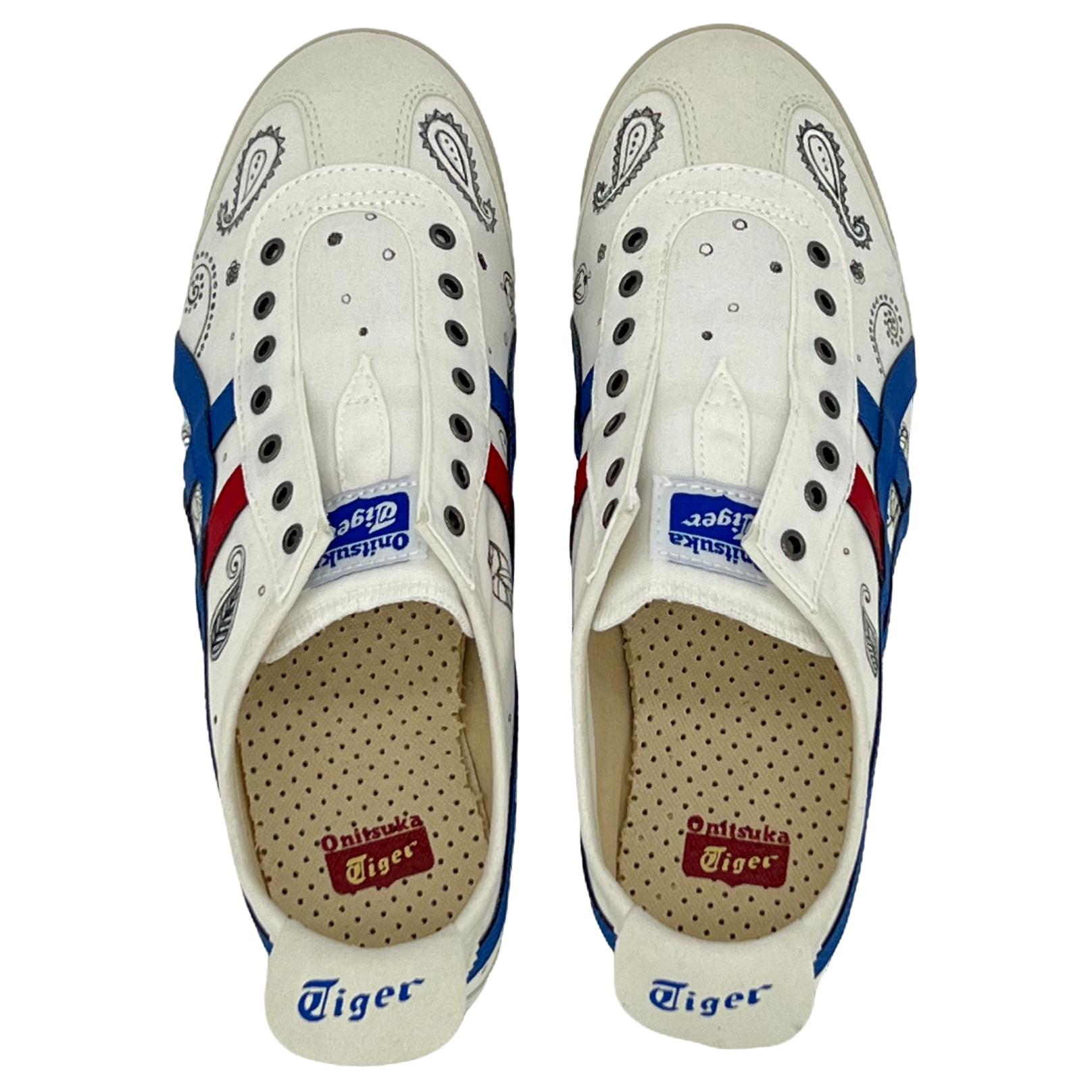 Onitsuka Tiger MEXICO 66 Casual Shoes Unisex Low Top White/Blue/Red купить в интернет-магазине Yoocart с быстрой доставкой по России.