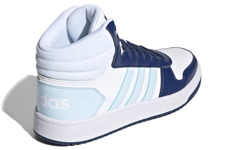Adidas Hoops 2.0 Mid 'White Blue' Women's купить в интернет-магазине Yoocart с быстрой доставкой по России.