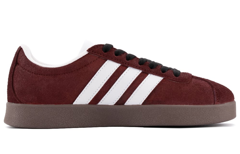 Adidas Neo VL Court 2.0 Cherry Slip-Resistant Low-Top Skateboard Shoes Unisex Red White