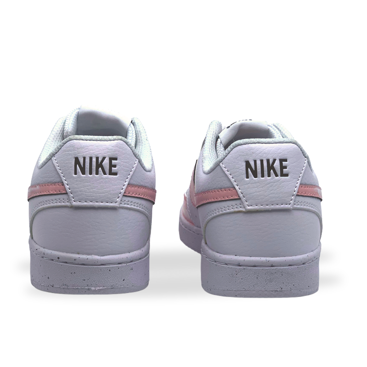 Nike Court Vision 1 Anti-Slip Wear-Resistant Low-Top Skateboard Shoes Men's White Pink купить в интернет-магазине Yoocart с быстрой доставкой по России.