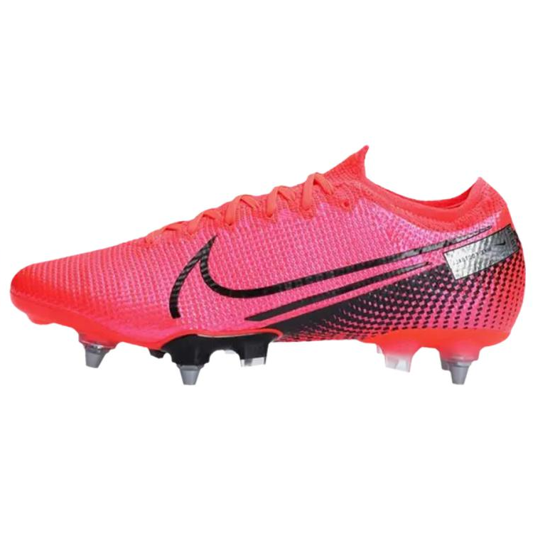 Nike Mercurial Vapor 13 SG Soft Ground Anti Slip Wear Resistant Soccer Shoes Men's Pink