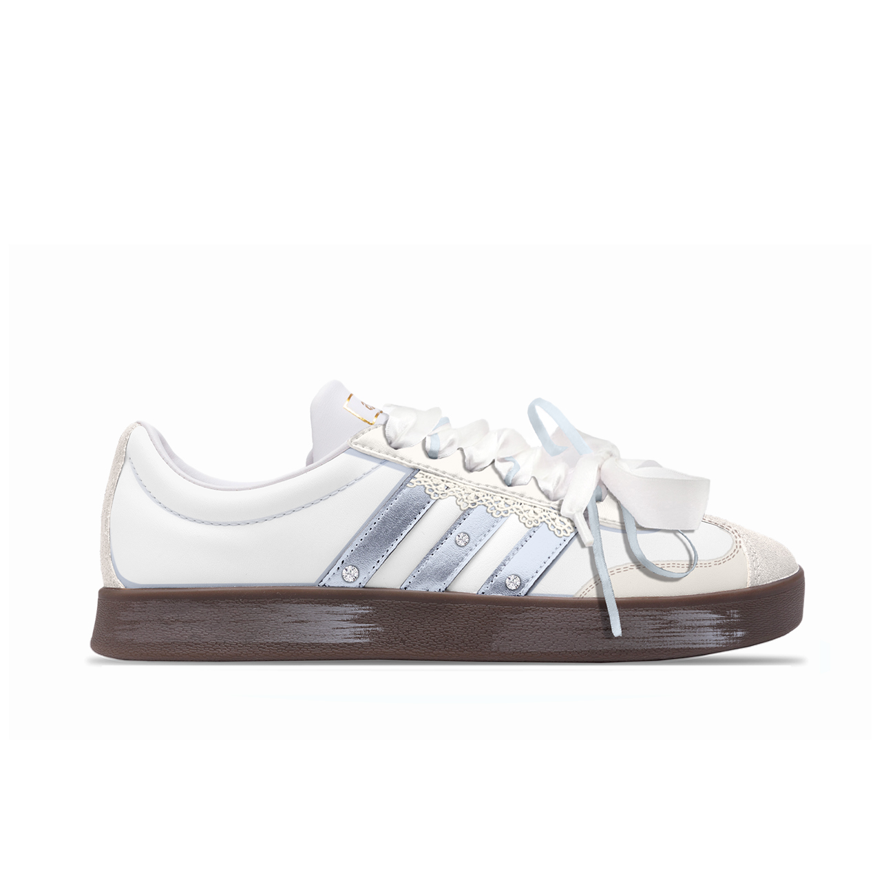 Adidas Neo VL Court 2.0 Blue Ocean Shock Absorbers Low Top Skateboard Shoes Unisex Gray Brown купить в интернет-магазине Yoocart с быстрой доставкой по России.