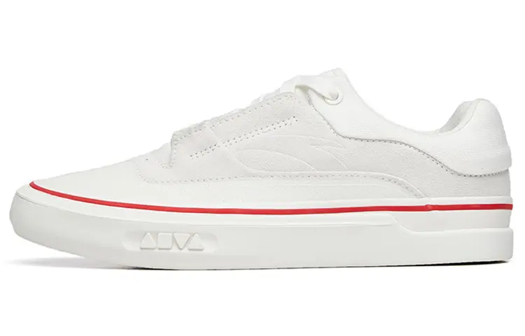 Anta Ao Li CVS Abrasion Resistant Low top Skateboard Shoes Women's White Red
