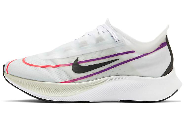 Nike Zoom Fly 3 White Violet Crimson Women's