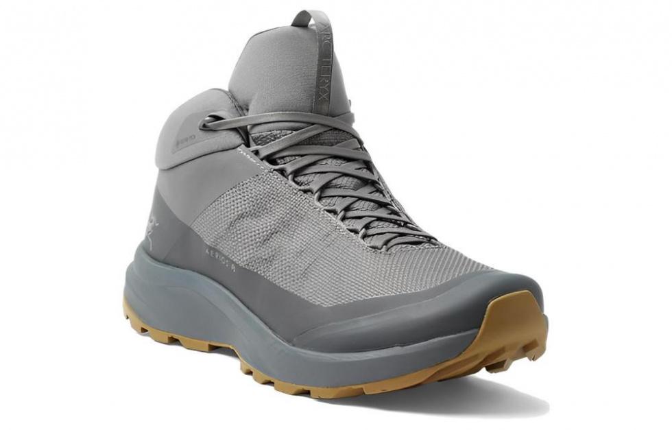 Arcteryx Aerios FL 2 Mid GTX Cushioned Slip Resistant Abrasion Resistant Mid Top Outdoor Shoes Unisex Gray