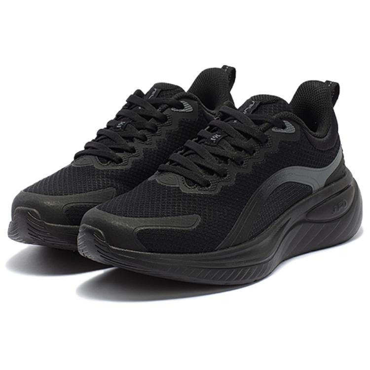 361° Cushioning Wear-Resistant Low-Top Running Shoes Women's Black Gray