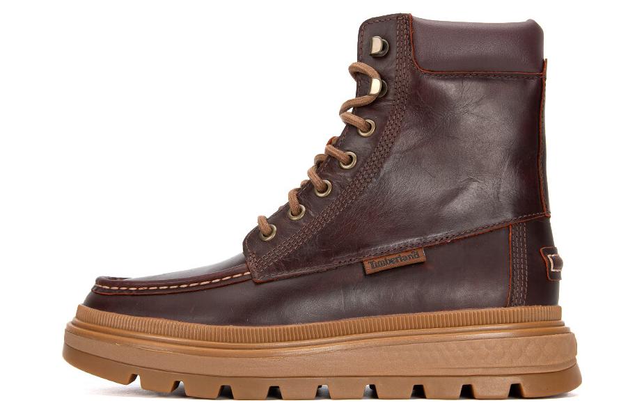 Timberland Ray City Moc Toe Chukka Boots 'Brown Regenerative Leather' Women's