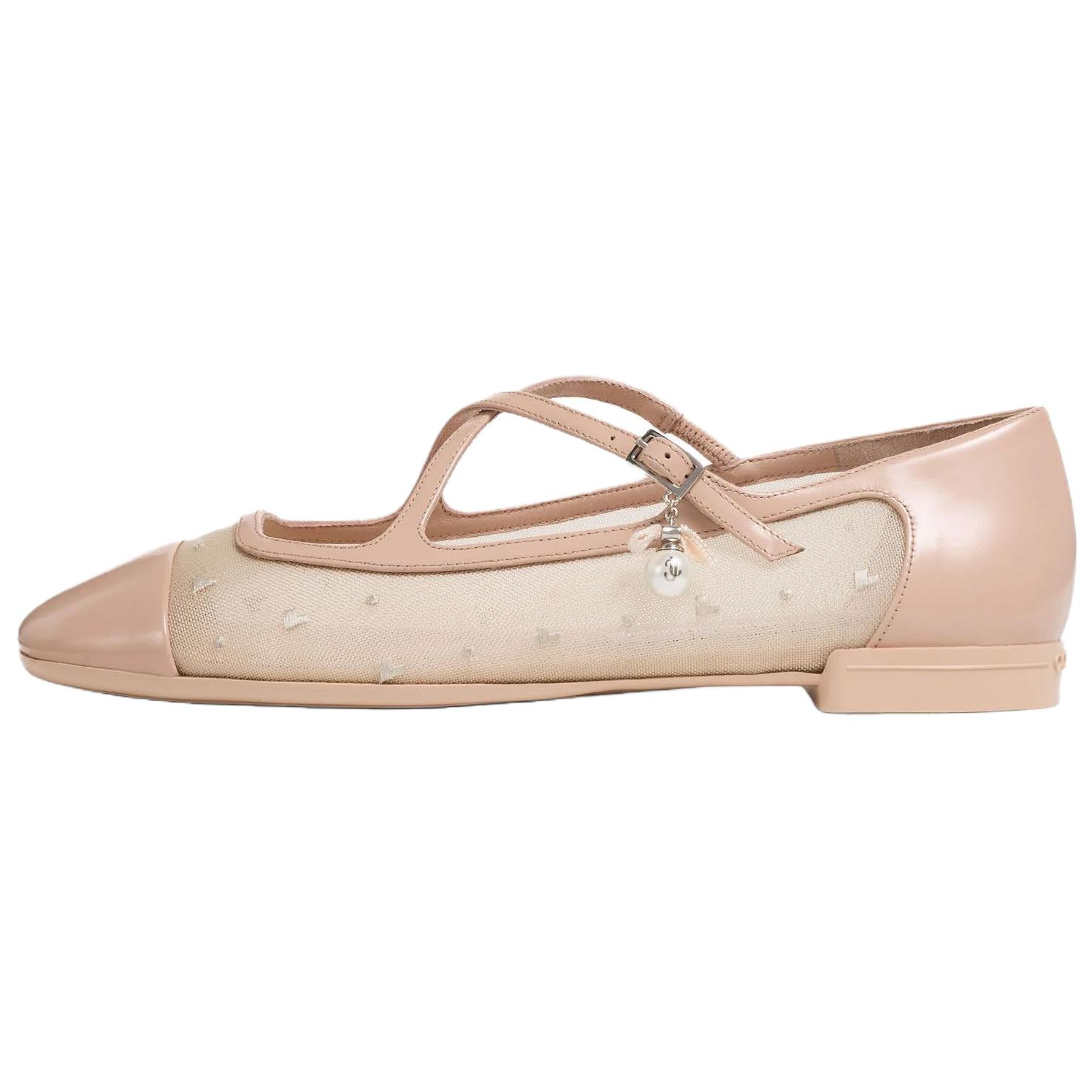 Jimmy Choo Eleri Ballerina Casual Shoes Women's Pink
