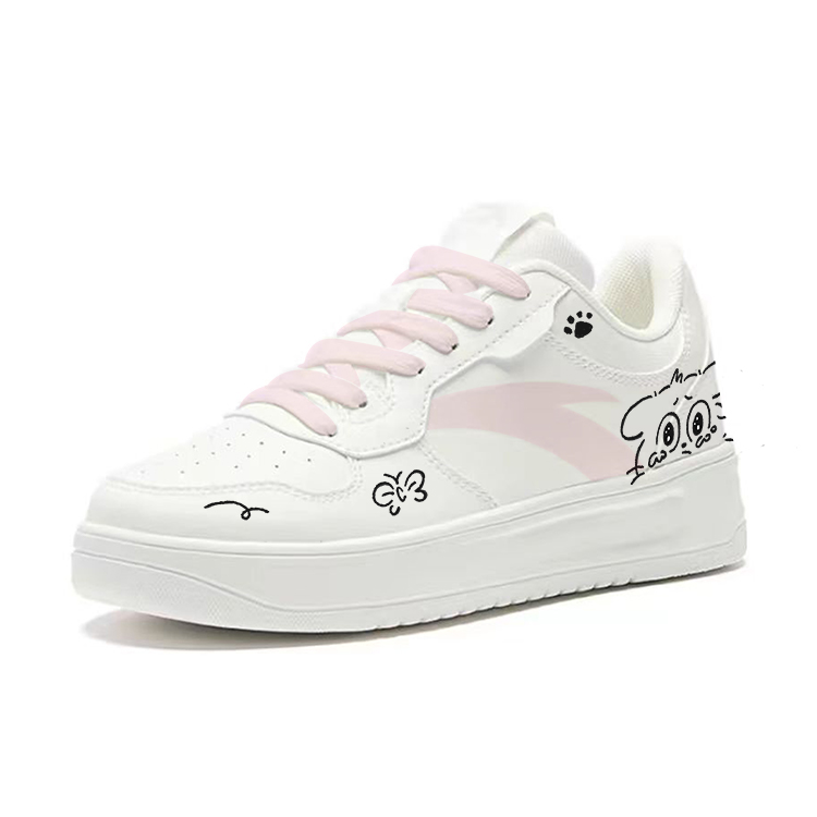Anta Relaxed Anti Slip Wear Resistant Low Top Skateboard Shoes Unisex White купить в интернет-магазине Yoocart с быстрой доставкой по России.