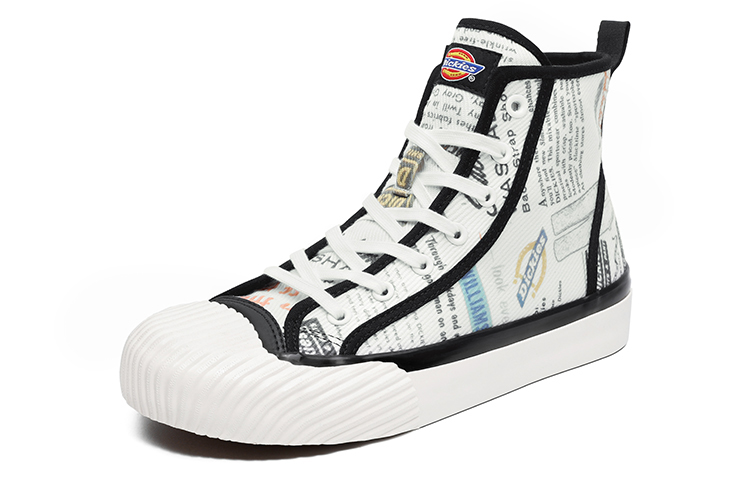 Dickies Canvas Shoes Unisex High-Top White