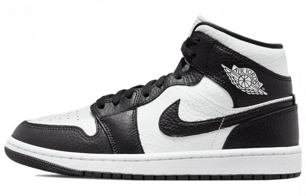 JORDAN 1 Mid Split Black White Women's