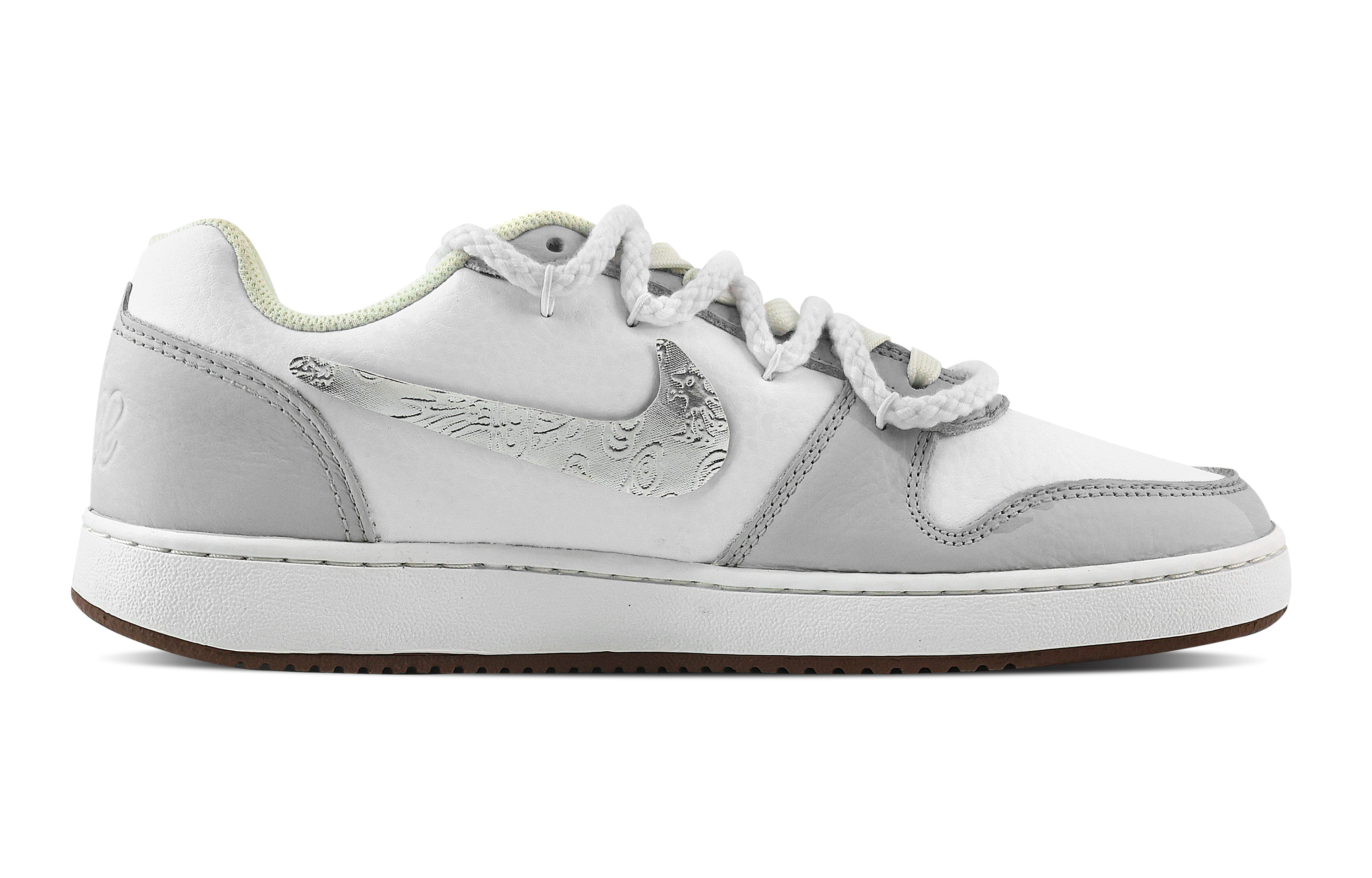 Nike EBERNON Frost Snow Elegance Abrasion Resistant Low top Skateboard Shoes Men's