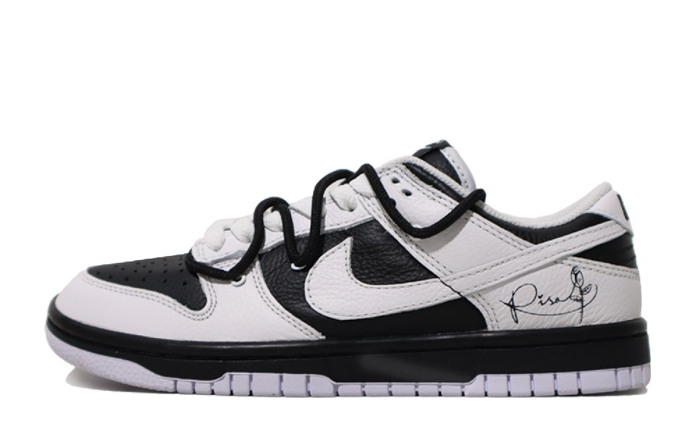 Nike Dunk Skateboard Shoes Unisex Low-Top Black White