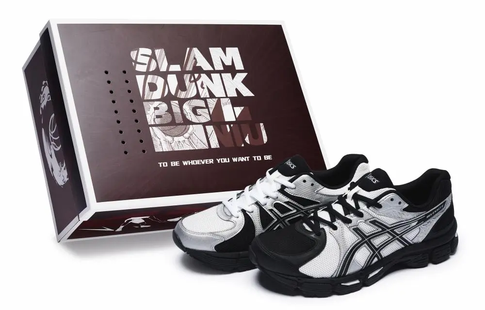 Asics Gel-Exalt 2 Cushioned Slip-Resistant Abrasion-Resistant Low-Top Casual Running Shoes Women's Black White Silver