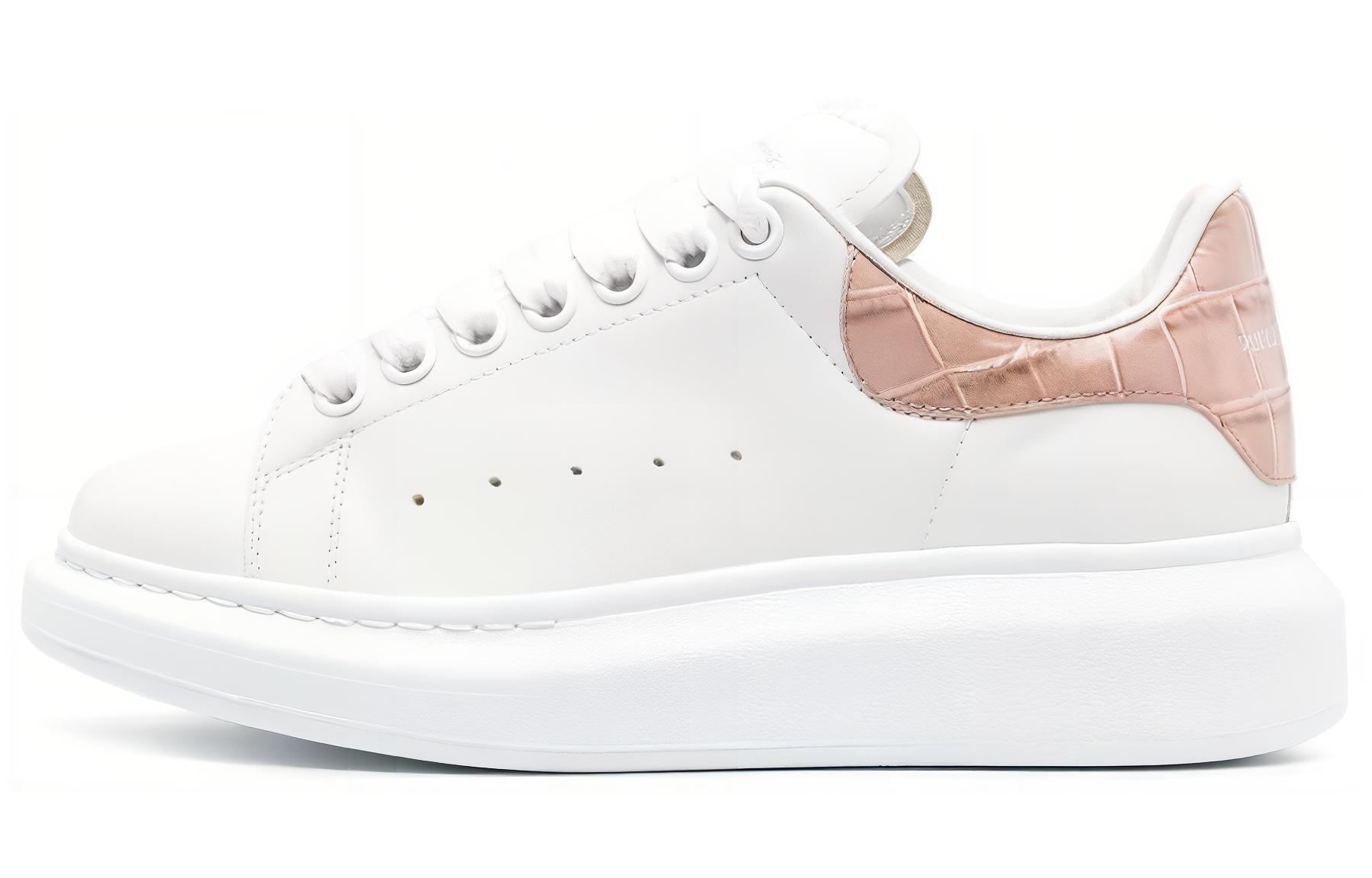 Alexander McQueen Almond-Toe Lace-Up Sneakers Women's