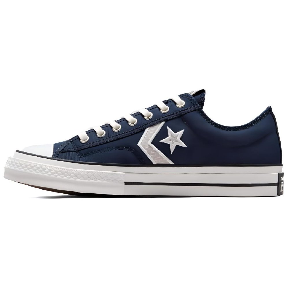Converse Star Player 76 Abrasion Resistant Breathable Low Top Skateboard Shoes Unisex Blue White