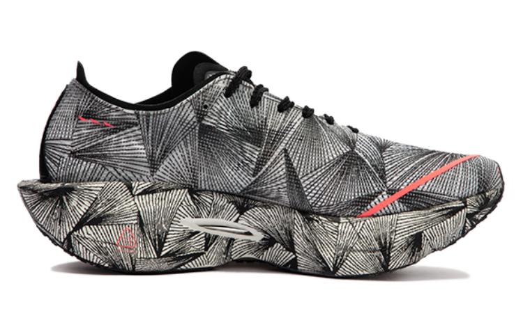 361° Fly Burn 3 Cushioning Anti-Slip And Wear-Resistant Breathable Rebound Low-Top Running Shoes Unisex Black White