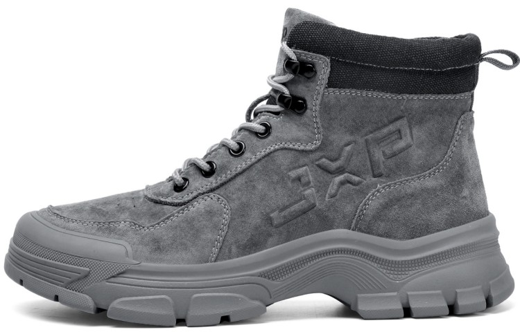 Jeep Hiking High Top Outdoor Shoes Men's Gray