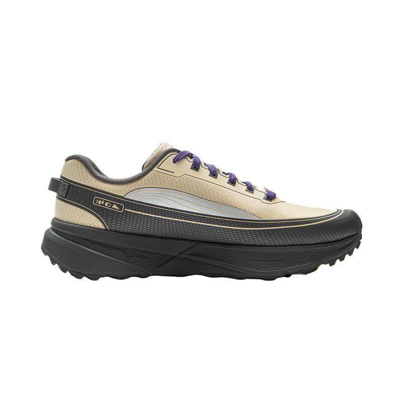 LINING Outdoor CF Tracing, Hiking Scenery Mountaineering & Hiking Shoes Unisex Low top Plain Khaki/Obsidian Gray