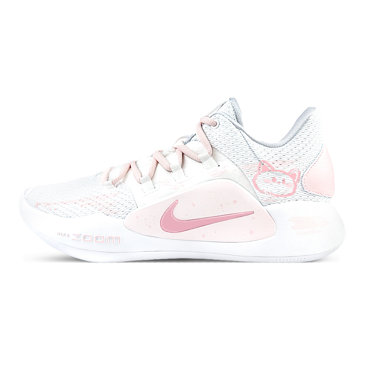 Nike Hyperdunk X Anti-Slip Wear-Resistant Breathable Lightweight Low-Top Basketball Shoes Men's Pink White купить в интернет-магазине Yoocart с быстрой доставкой по России.