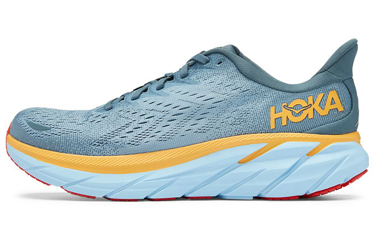 HOKA ONE ONE Clifton 8 Goblin Blue Mountain Spring Wide