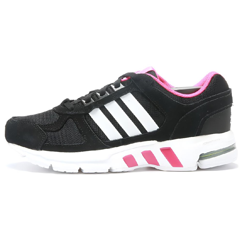 Adidas Equipment 10 Cushioning, Slip Resistant, And Abrasion Resistant Low Top Running Shoes Unisex Black Purple