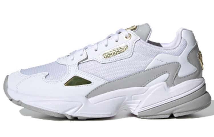 Adidas Falcon White Gold Metallic Women's