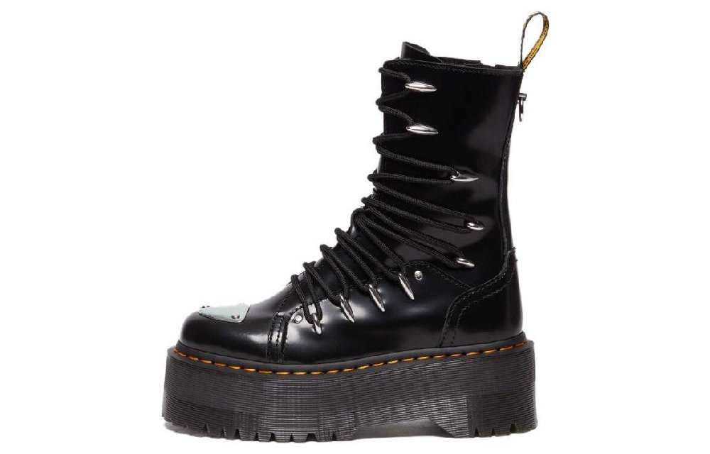Dr. Martens Jadon Hi Ltt Max Leather Platform Boots 'Black' Women's