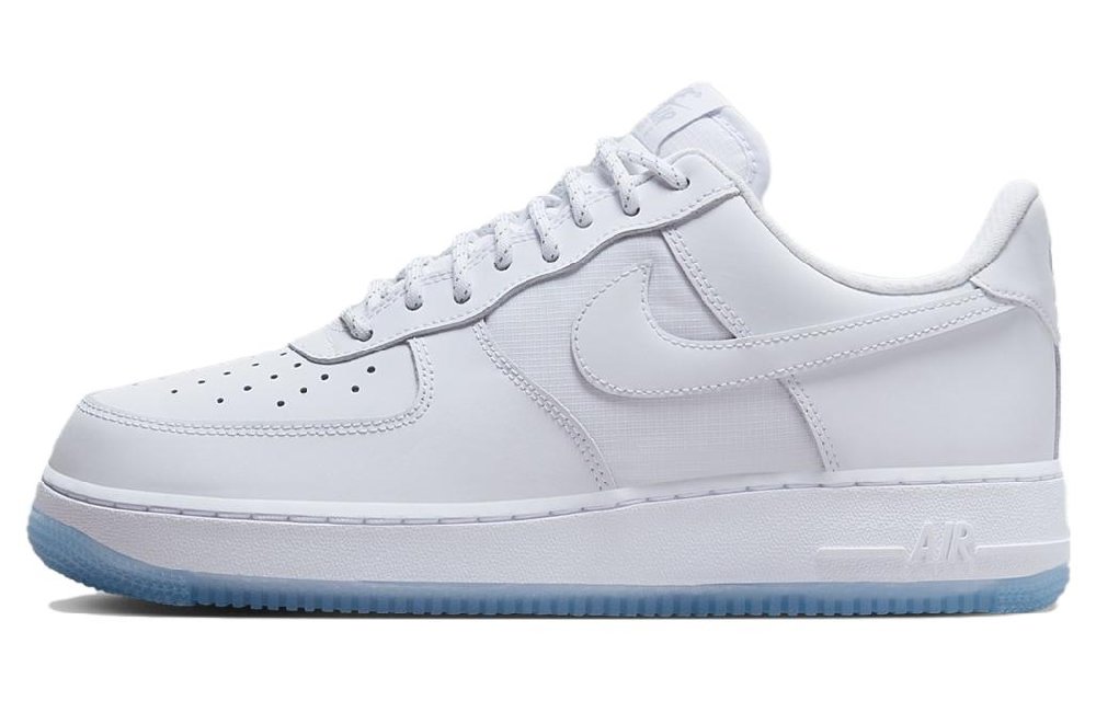 Nike Air Force 1 Low '07 White Ice Blue Sole Men's