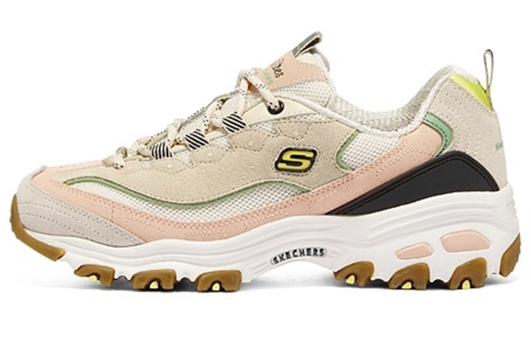 Skechers D'LITES 1.0 Low Top Casual Shoes Women's Coral