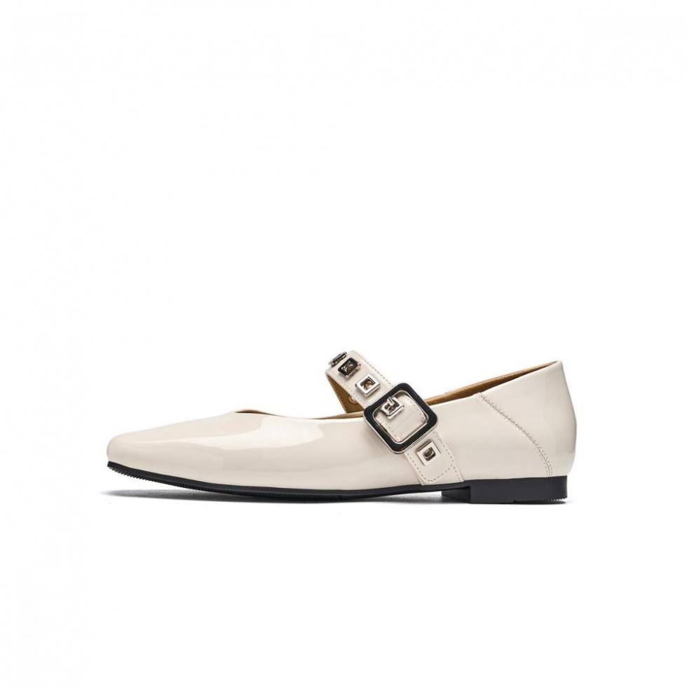 EBLAN Mary Jane Shoes Women's Beige