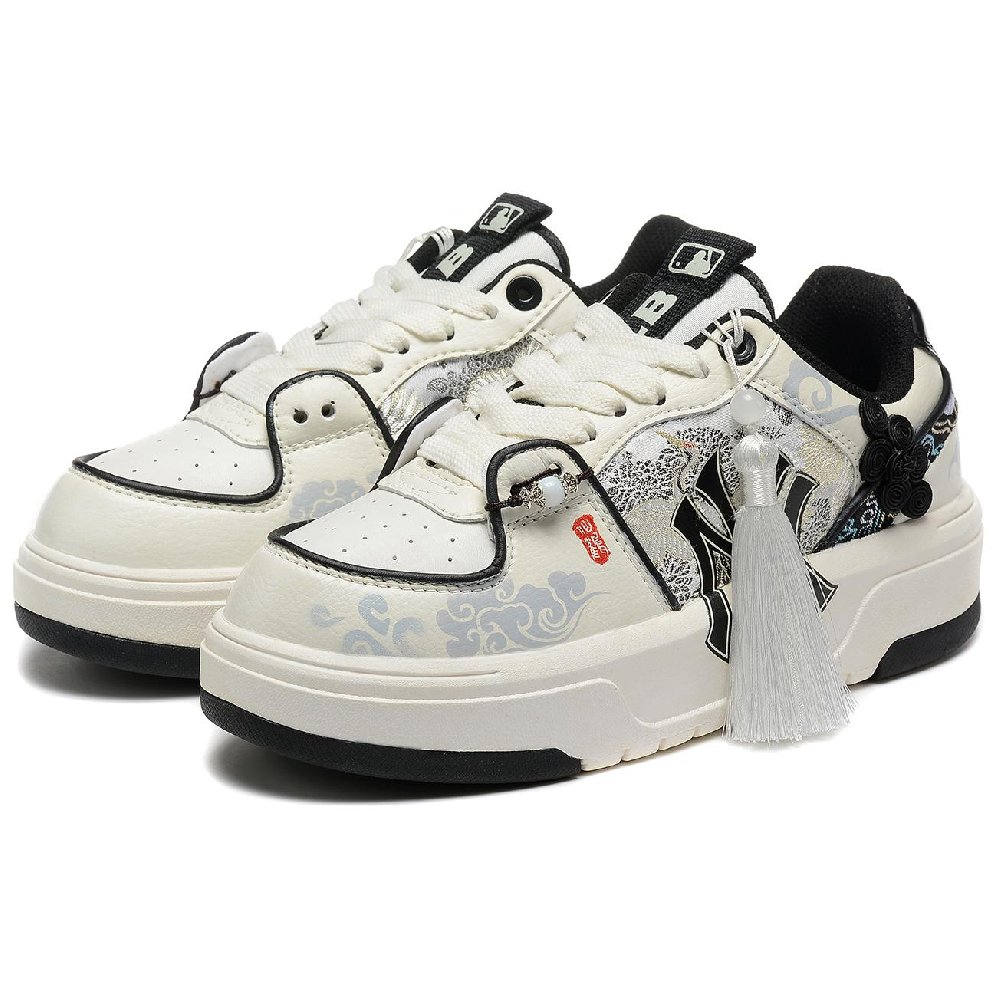 MLB Chunky Liner Skateboard Shoes Unisex Low-Top White