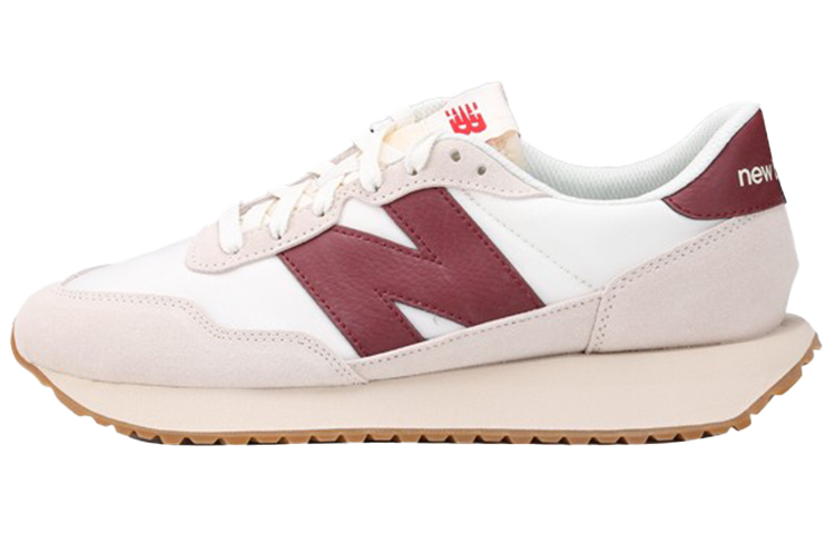 New Balance 237 White Burgundy