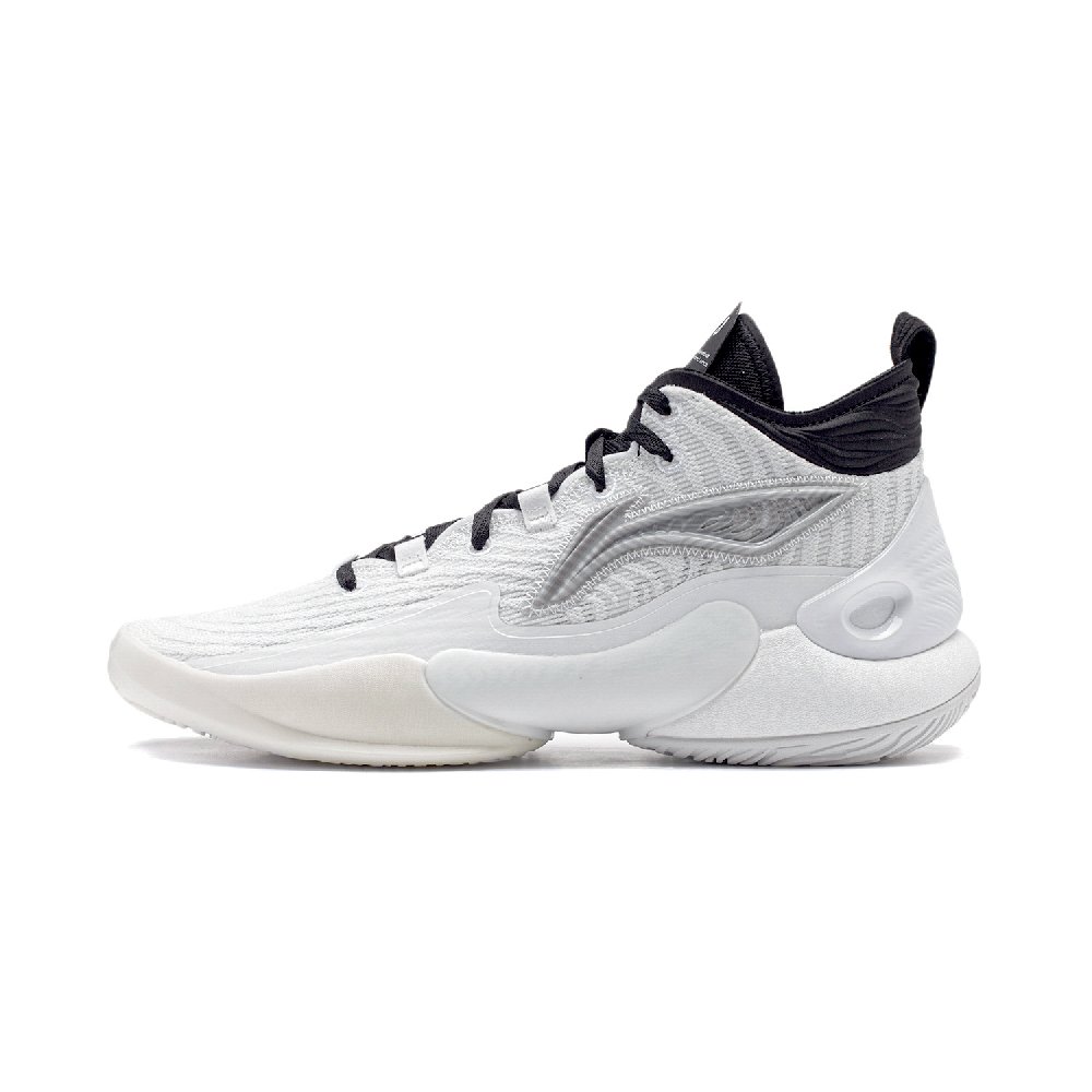LiNing YuShuai 18 Cushioning, Slip Resistant, Abrasion Resistant, Support, Rebound Mid top Basketball Shoes Men's White
