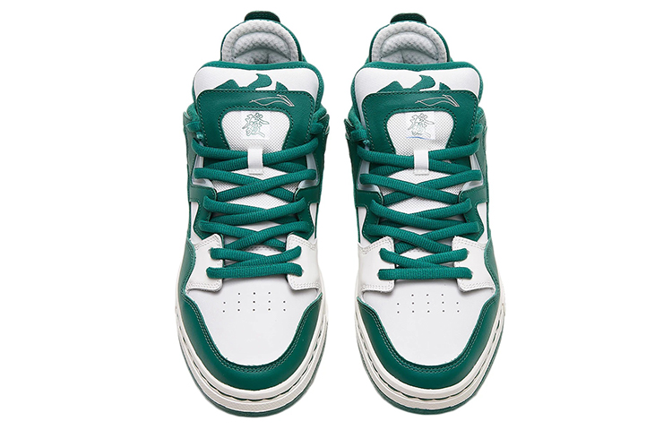 LiNing Wave Pro Durable Breathable Low-Top Skateboard Shoes Men's Green White