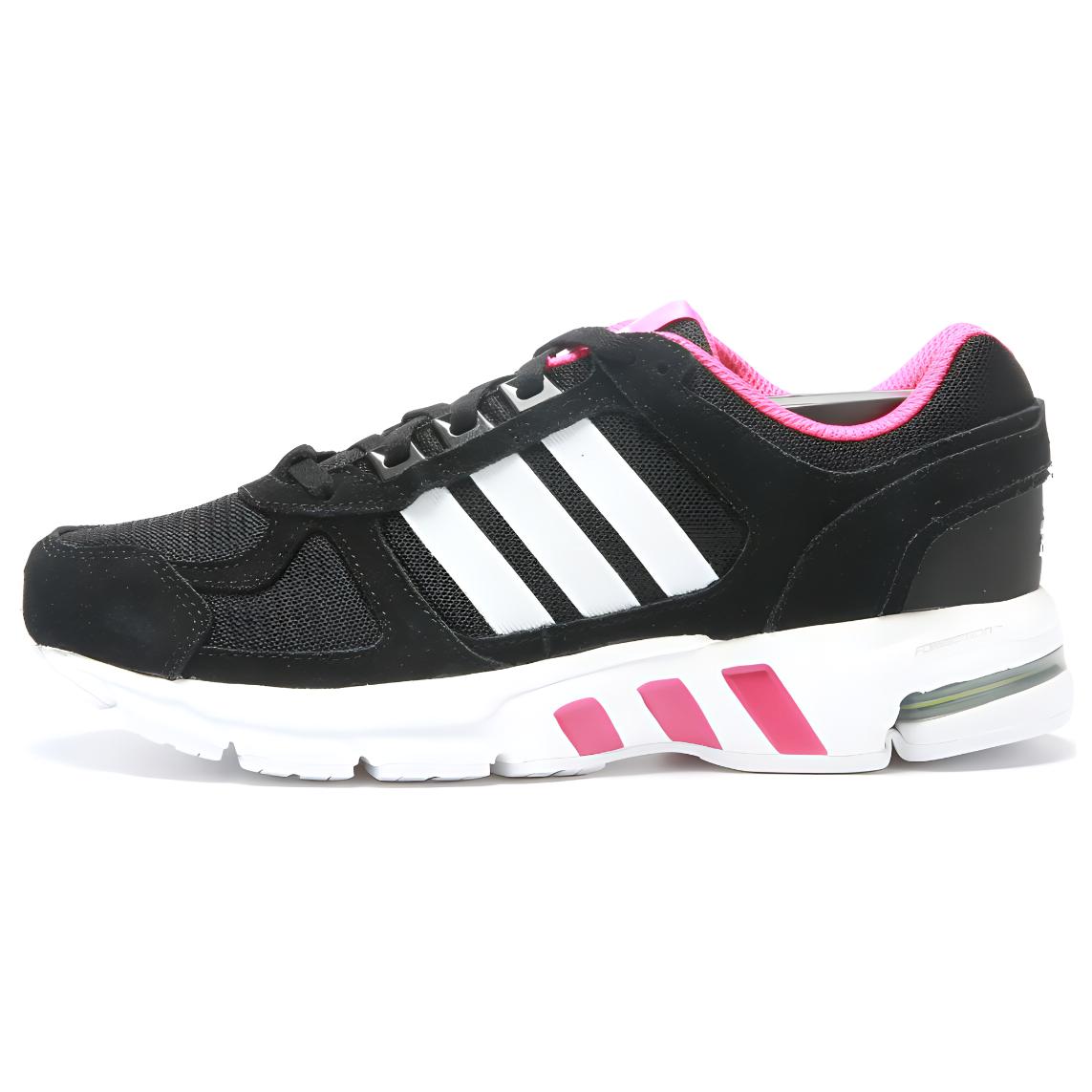 Adidas Equipment 10 Shock Absorbers Slip Resistant Abrasion Resistant Low top Running Shoes Unisex Black Purple