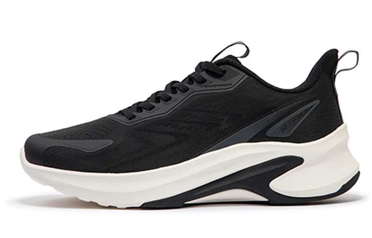 361° Shock Absorbers Slip Resistant, Abrasion Resistant, Breathable Low Top Running Shoes Men's Black White