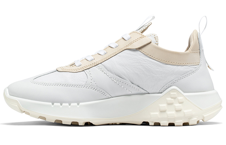Ecco Cushioning, Slip Resistant, Abrasion Resistant Coverage Low top Running Shoes Women's White Vintage Comfortable