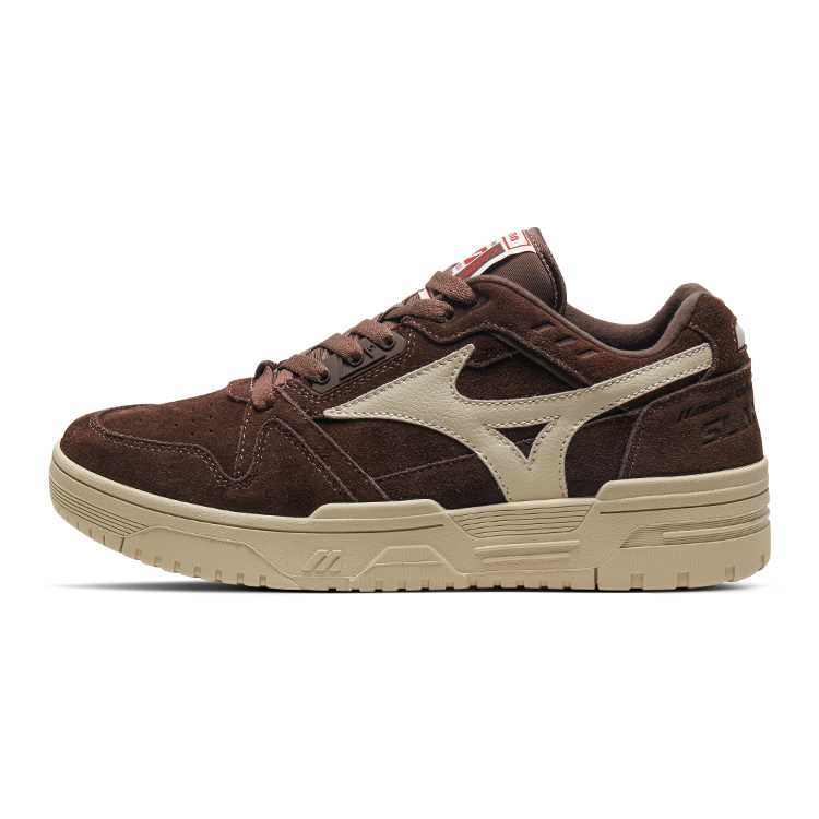 Mizuno Anti-Slip Wear-Resistant Low-Top Casual Shoes Unisex Dark Brown