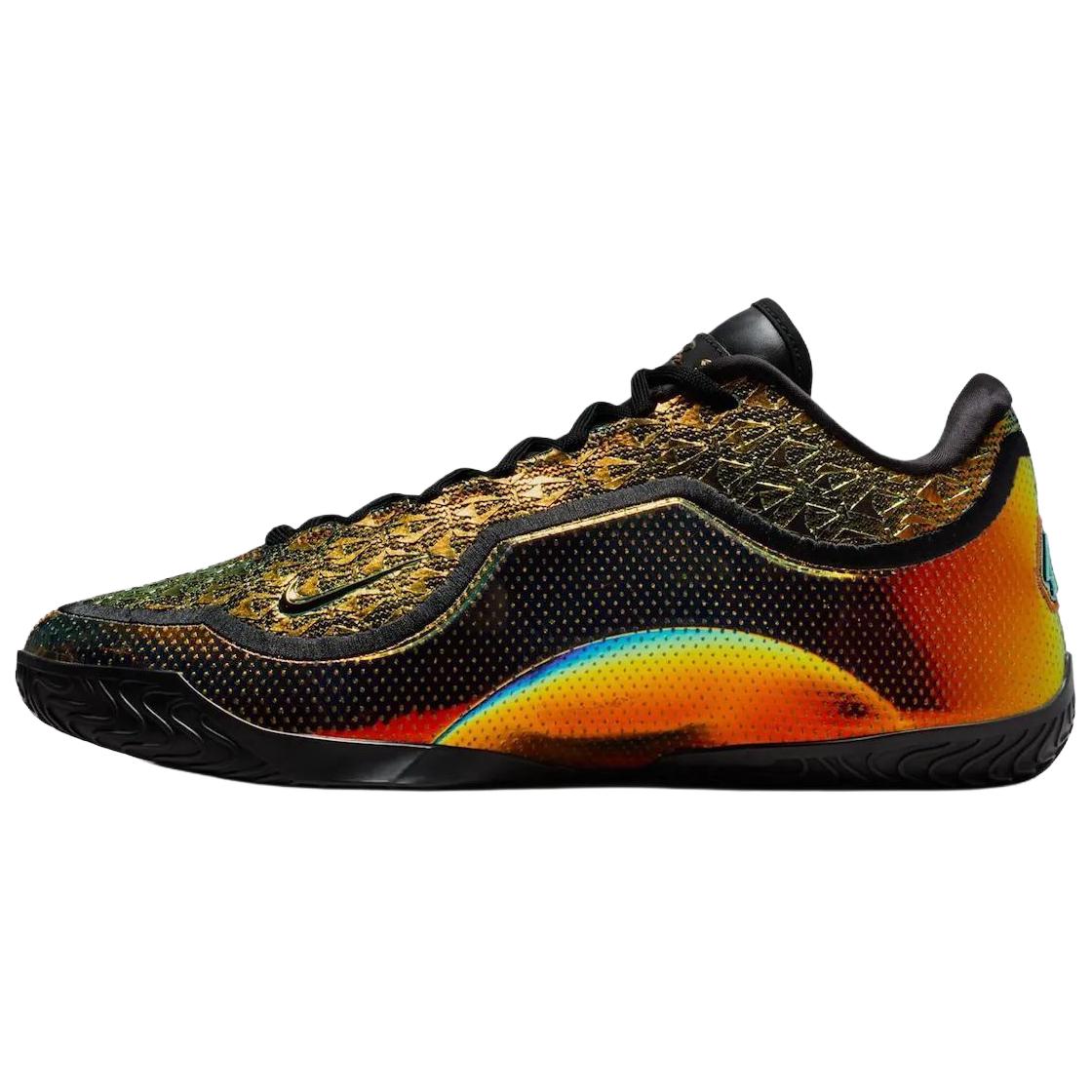 Nike Basketball Shoes Men's Black Gold