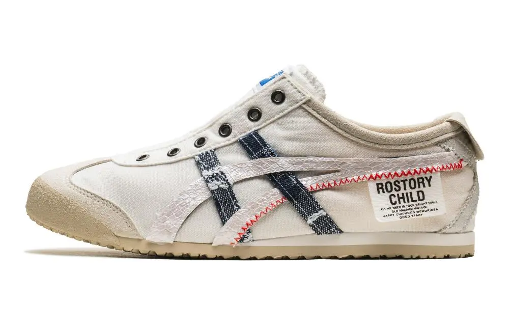 Onitsuka Tiger MEXICO 66 Anti-Slip Wear-Resistant Low-Top Casual Shoes Unisex Beige