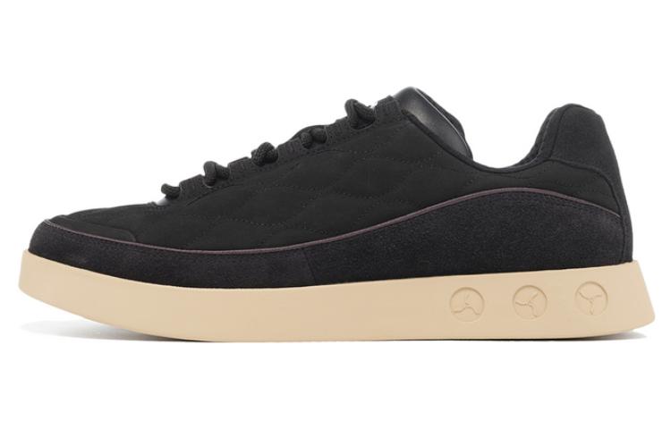 LI-NING 1990 Classic Collection Skateboard Shoes Men Low-Top Black